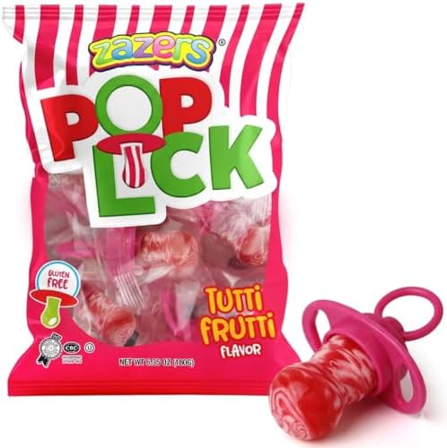 Lollipop Ring Pacifier Candy, Its a Girl Baby Shower Party Favors, Tutti