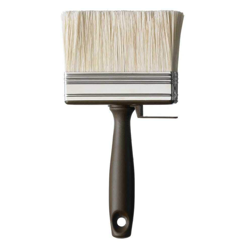 Buy Large Paint Brush, 12cm 4.7" Wide Stain Brush for Sheds, Fences, Floors, Doors, Wallpaper