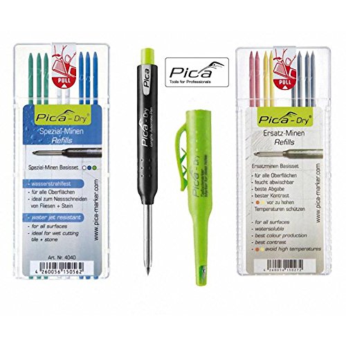 Pica-Dry Longlife Automatic Pen inkl. Ersatz- u. Spezialminen Basis-Set