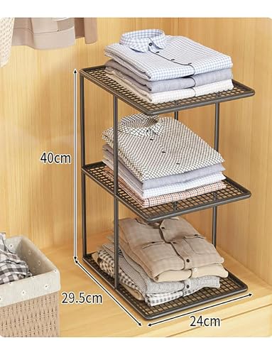 Séparateurs de placard en métal robuste pour étagère dressing vêtement pull - 3