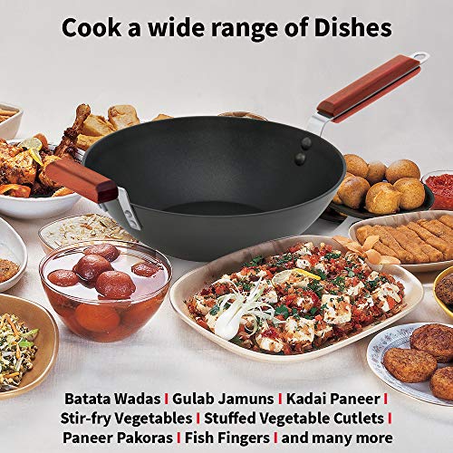 Wok antiadherente Futura Hawkins de 11.5 pulgadas negro miniatura 5