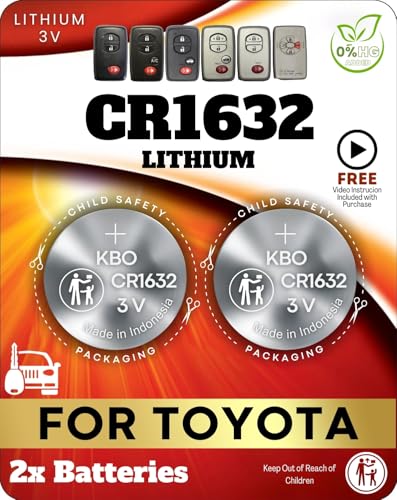 CR1632 Key Fob Battery (2-Pack)