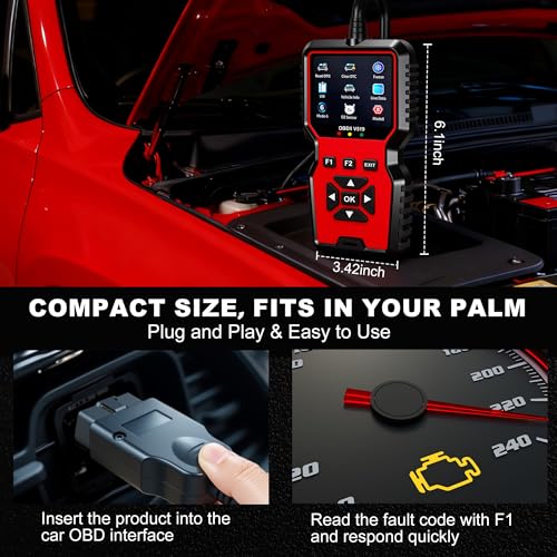 Escáner OBD2 V519 para solucionar el testigo de motor encendido y borrar códigos de error 7