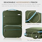 Voova Laptop Sleeve Case 13 13.3 14 Inch with Detachable Accessories Pouch, 2 in 1 Waterproof Computer Bag Cover for MacBook Air 13 M1/M2/M3/M4 2020-2025, MacBook Pro 13/14，Army Green - Image 6