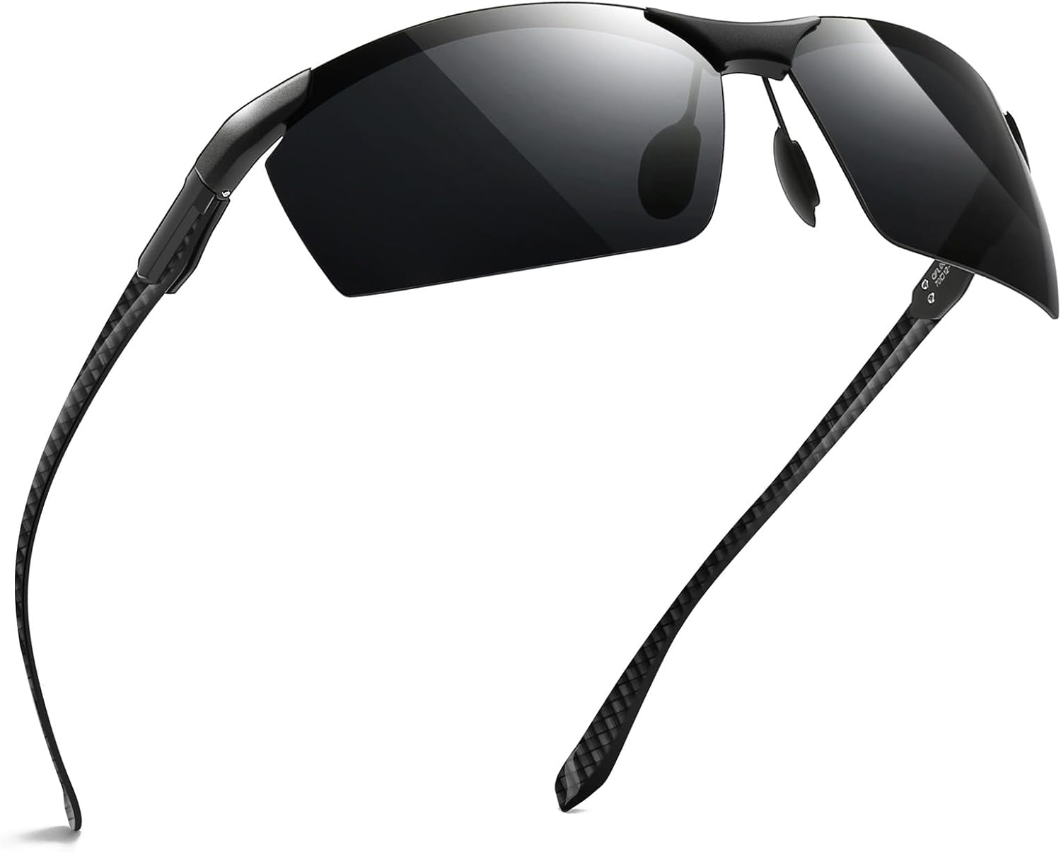 SUNGAIT Carbon Fiber Men’s Sports Polarized Sunglasses for Driving Fishing Running Gifts Eye Protection