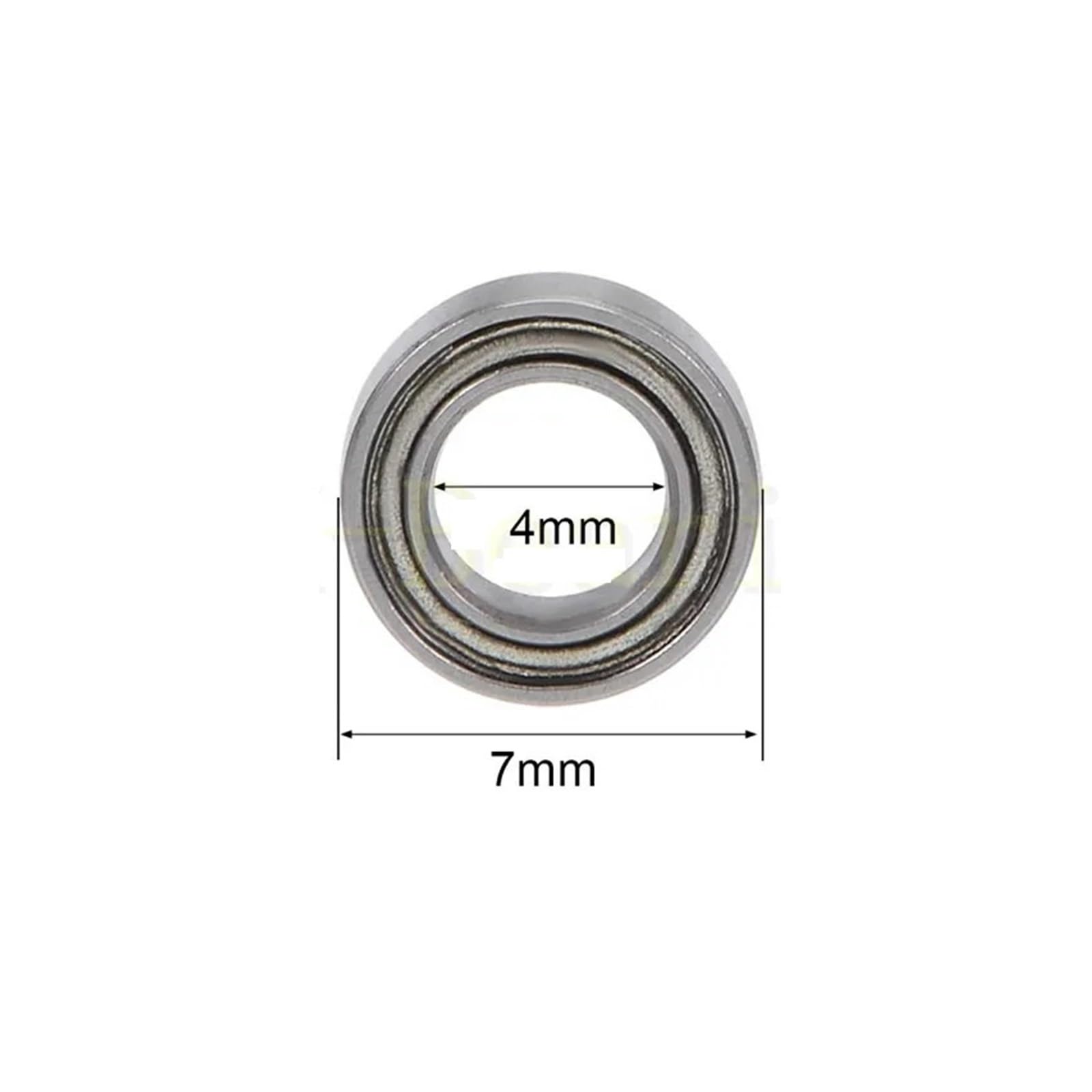 1pcs Miniature Deep Groove Ball Bearing 1.5-6mm MR52 MR62(695 Zz(5x13x4))