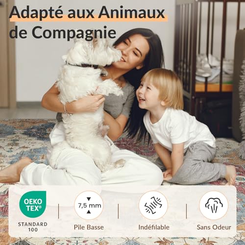 Tapis marocain imprimé d'une douceur exceptionnelle INOVADAY - 7