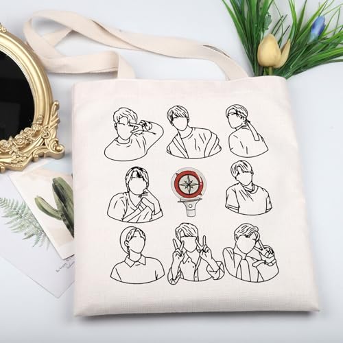 Bolso Tote Korean Boy Group Merchandise miniatura 5