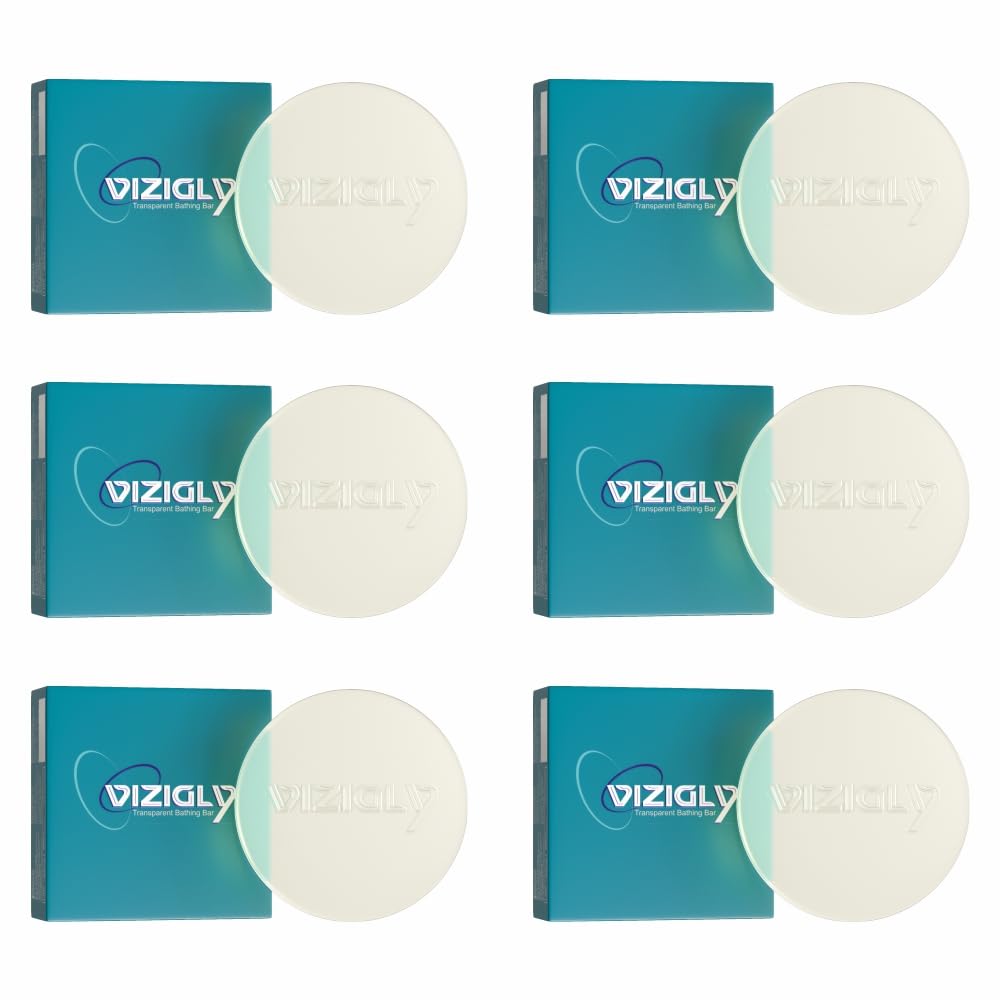 Vizigly Transparent Bathing Soap (75gm): Pack of 6-picture-29