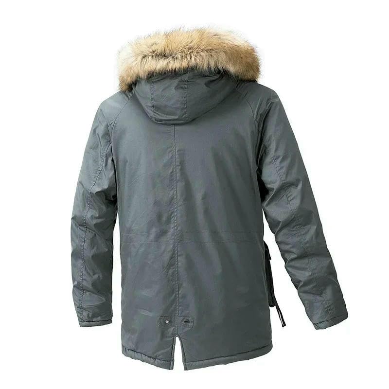 Chaqueta impermeable de hombre slim fit para senderismo en invierno 4