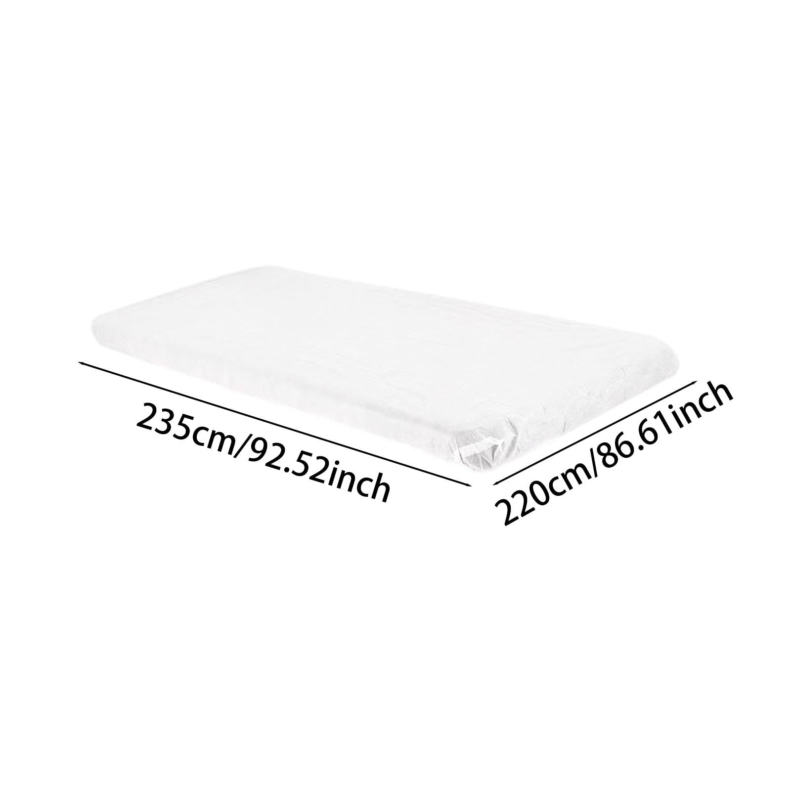 10 Sábanas Desechables para Camillas de Masaje, Fundas para Camas de Spa, Suministros No Tejidos para Hoteles, 220 X 235 Cm