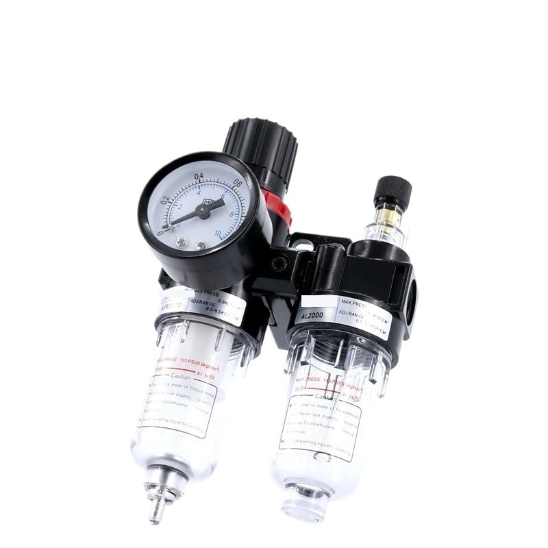 Sprężarka powietrza separator oleju i wody pompa powietrza pneumatyczny filtr powietrza dwuczęściowy reduktor ciśnienia AFR2000 (M-S-8mm, AFC2000)