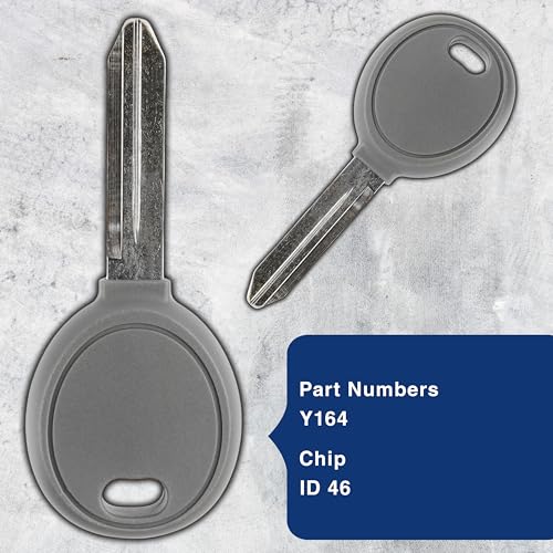 Llave transpondedor chip Y164 llave en blanco KeylessOption para coche 4