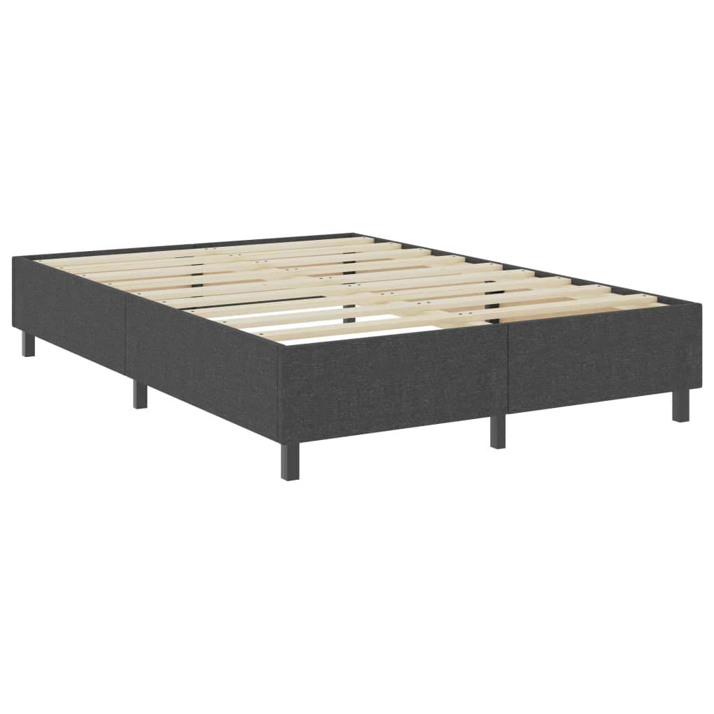 Letto Matrimoniale Festnight In Tessuto - Struttura Con Testiera Imbottita, Doghe In Legno, Dimensioni 140x200/160x200/180x200 Cm, Colore Grigio - 2