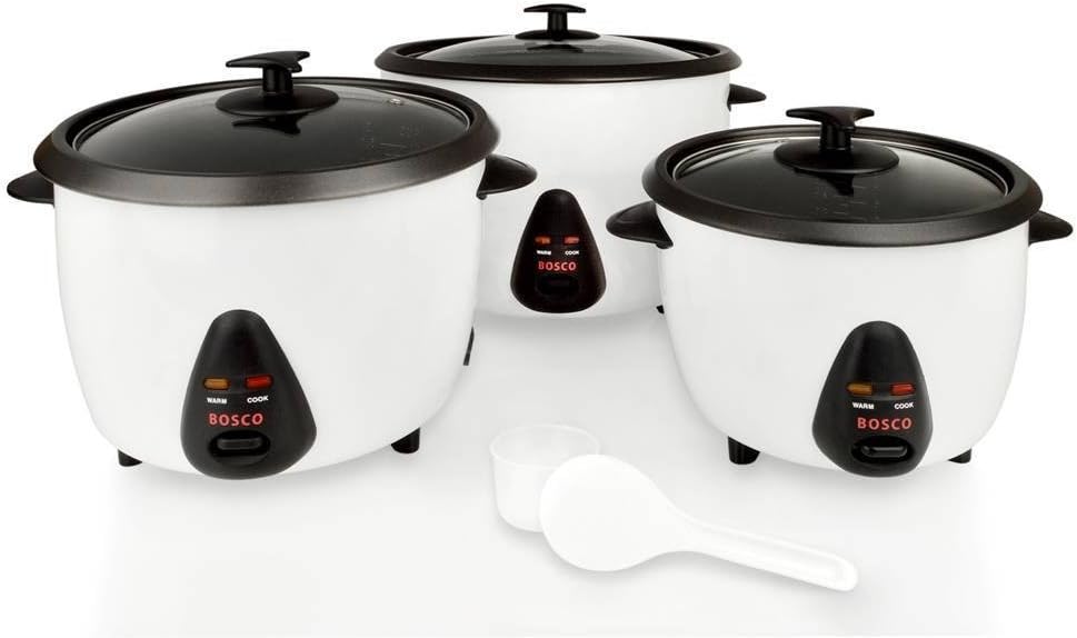 Bosco Rice Cooker - 2.8 Litre - Automatically Keeps Rice Warm Once Cooked