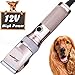 Hansprou Dog Shaver Clippers High Power Dog Clipper for Thick Heavy Coats Low Noise Plug-in Pet Trimmer Pet Professional Grooming Clippers with Guard Combs Brush for Dogs Cats and Other Animal