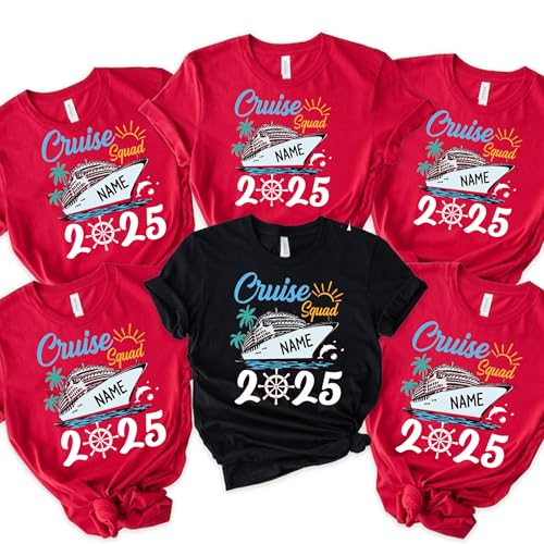 Custom Cruise Squad 2025 Shirt, Cruise Squad Shirt, Custom Cruise Crew Group Shirt, Custom Family Cruise Shirts, Matching Family Tees