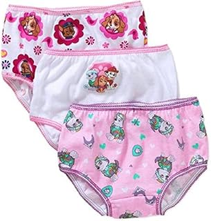 Nickelodeon Paw Patrol 3 Pack Girls' Panties Size 8