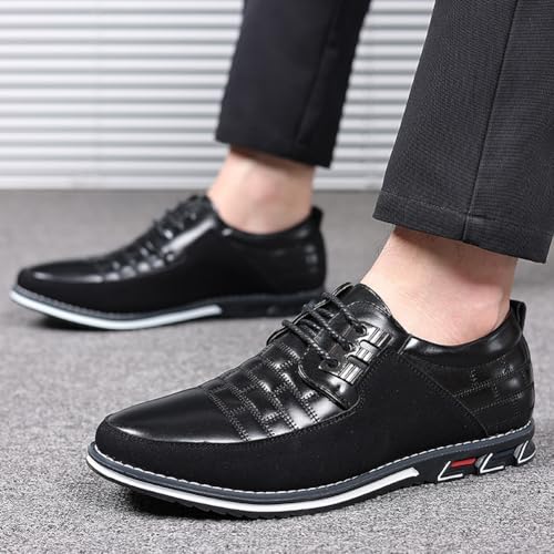Image of Men's Premium Casual Lace Up Walking Shoes Business Driving Oxford Shoes