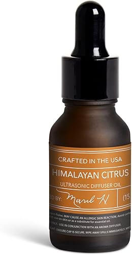 MARIL Lively - Difusor ultrasónico de mezcla de aceite de 0.5 fl oz, cítricos del Himalaya