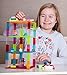 Strictly Briks Stackable Baseplates - Compatible with Lego - 6x6 in, 6 Plates & 50 Stackers, Blue/Green/Gray - Organize & Expand Vertical Builds