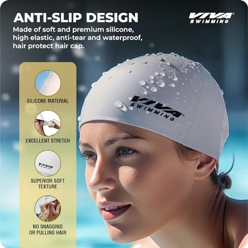 Image of Swimming Goggles Combo 614 & Swimming Cap with 2 Ear Plug, Nose Clip Swimming Kit