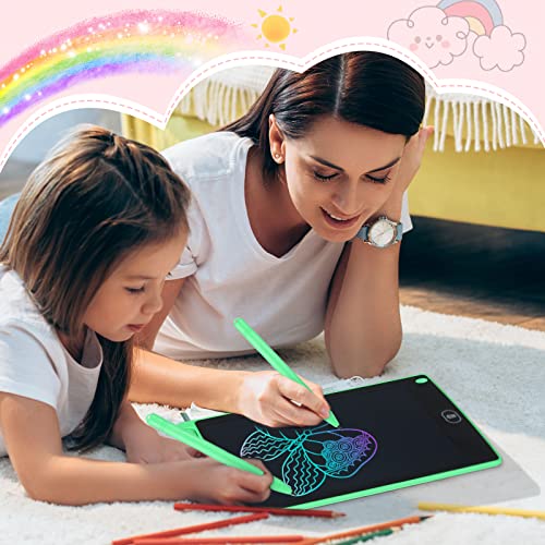 8 Pieces Lcd Writing Tablet Doodle Board For Kids 8.5 Inch Colorful Lines Doodle Boards Educational Toys For Boys Girls Lcd Erasable Drawing Pad Writing Pad (Blue, Red, Green, Pink) #TOP3