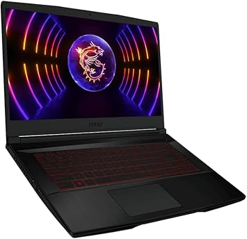 MSI Thin GF63 15.6 Gaming Laptop 1920 x 1080p 144Hz Screen GeForce RTX 2050 4GB GDDR6 12th Gen Intel i5-12450H 8 Core 8GB DDR4+1TB SSD Wi-Fi 6 HDMI 2.0 HD Audio Win11 Home