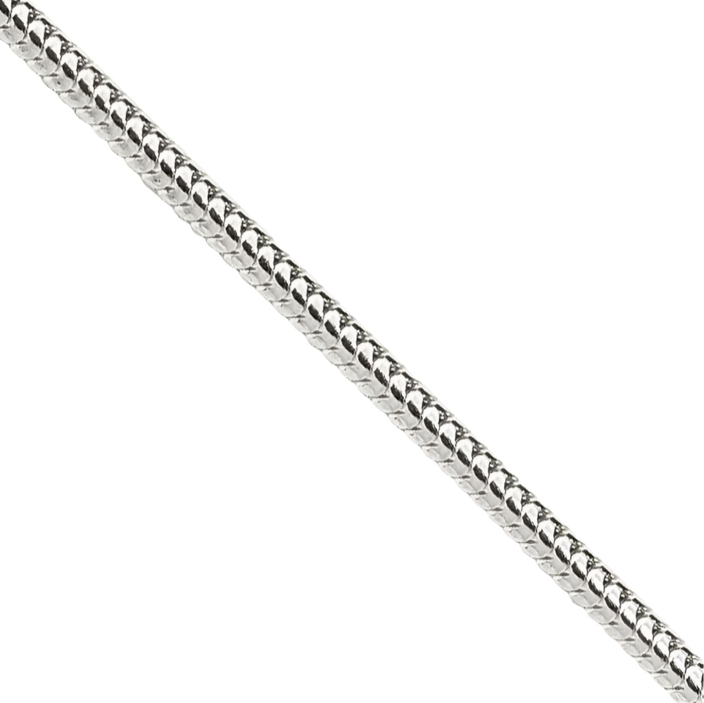 IceCarats 925 Sterling Silver Round 1.2mm Dainty Herringbone Snake Chain Necklace Polished