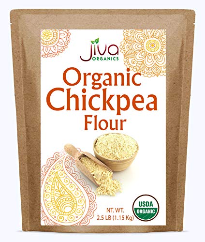 Jiva Organics Organic Chickpea Flour (Kabuli Chana flour) 2.5 LB Bag