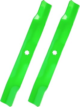 42" Deck Mower Blades AM137327 AM141034 AM141032 M154061 Fits John Dee re D100 D110 D105 D130 LA135 X300 Z225 Z235 Lawn Tractor 2 PCS