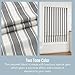 Everyday Celebration Roman Shades for Windows, 100% Blackout Shades, Cordless Pull Down Window Shades, Vertical Stripe Shades for Indoor Windows, Woven Fabric Blinds & Shades, 39