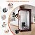 OneAmg Upgraded Sauna, Portable Sauna Box, Portable Sauna for Home, Steam Sauna with 3L 1000W Steamer, Remote Control, Folding Chair, Home Sauna Tent for Gym Yoga, Pilates (Black with Orange)