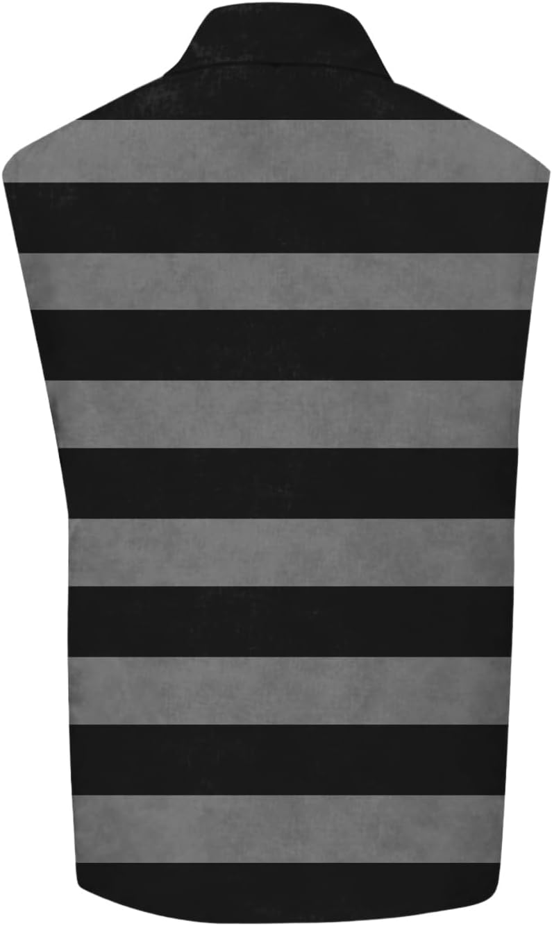 WENKOMG1 Men's Casual Tank Tops Sleeveless Plaid Print Workout Gym Bodybuilding Fitness Muscle Polo Shirt, S-4XL