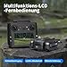 Tolatoyus TL16LCD Drohne mit Kamera 4K, FPV Drohne mit LCD Fernbedienung für Anfänger Automatische Rückkehr Follow Me 5G Echtzeitübertragung GPS Drohnen RC Faltbare Drone für Erwachsene