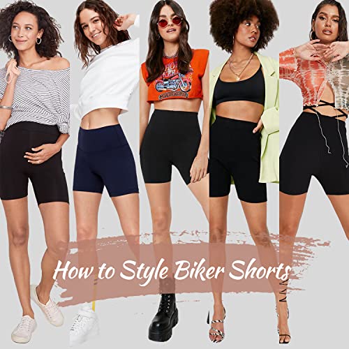 Qggqdd 3 Pack High Waisted Biker Shorts For Women – 5" Buttery Soft Black Workout Yoga Athletic Shorts #TOP2