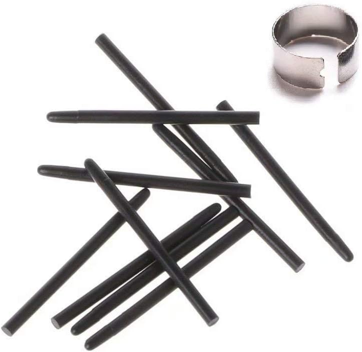 10 pcs Black Standard Pen Nibs Fits for WACOM CTL-490, CTL-690, CTH-490, CTH-690 w/Removal Ring