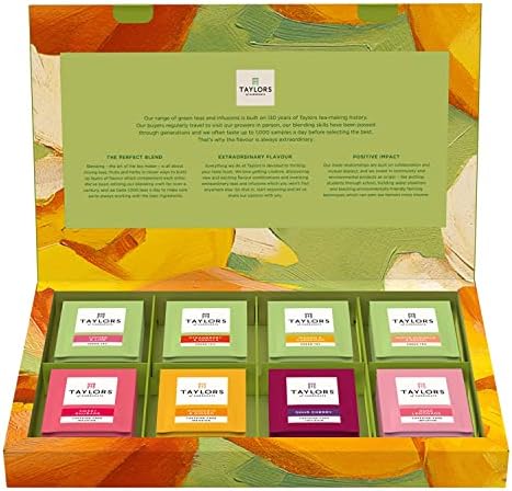 Taylors of Harrogate Green & Herbal Tea Sampler Gift Box, 48ct