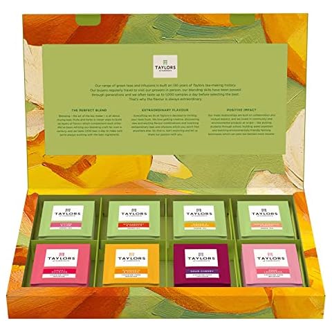 Taylors of Harrogate Green Teas Gift Box Cover