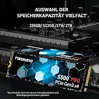 fanxiang M.2 SSD 256GB Interne NVMe SSD Festplatte PCIe 3.0, 3000MB/s Lesen, SSD M.2 2280 mit SLC Cache, Kompatibel mit Laptop, Notebook und Desktop (S500Pro) – Ansicht 6
