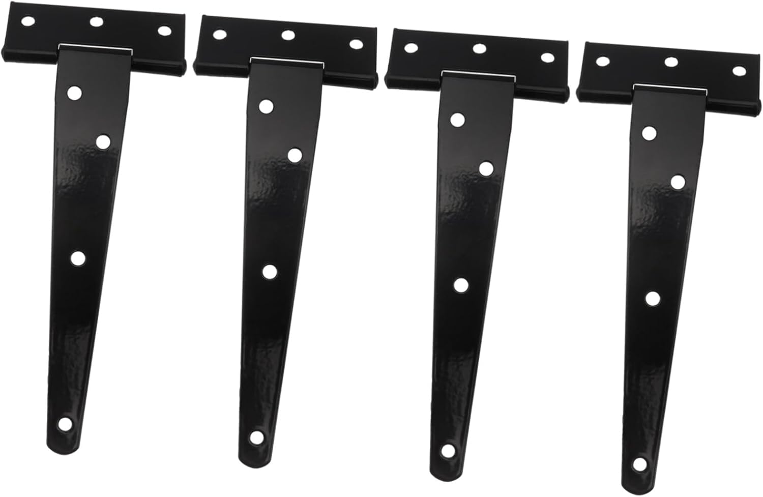 jojofuny 4pcs T Post Gate Hinge Shed Door Brackets Shed Hinge 8 Inches
