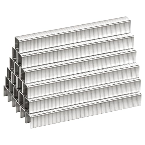 meite T50 Stainless Steel Staples Marine, 1/2 Inch Heavy Duty Staples for Staple Gun - 1512 Counts, 20 Gauge 3/8 Inch Crown T50 Upholstery Staple for Marine Applications