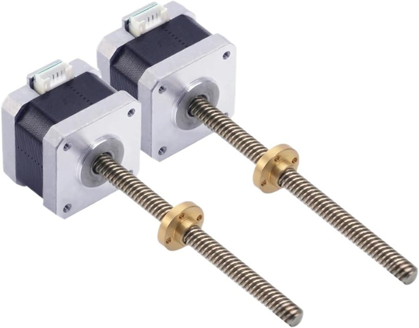 100-400mm 8MM T-Screw Ball T8*2 Linear Motion Guide Moving Table Bearing Slide Rail+ 42 * 40 Nema 17 Stepper Motor for 3D Printer(350mm)