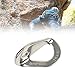 Aosekaa Climbing Anchor Climbing Hanger Stainless Steel Climbing Bolt Hanger for Mountaineering Work Save Sports Climbing, 6cm
