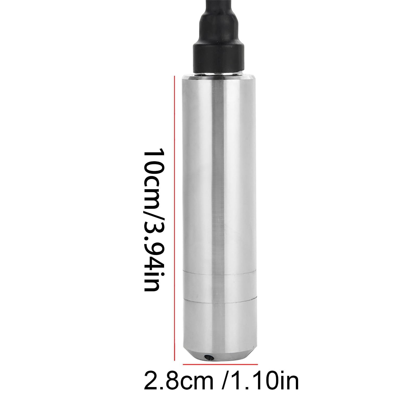 Capteur de Niveau de Liquide à Injection de Type DC24V 4-20mA Précision 0,2 pour la Détection d'une Profondeur de Portée de 0 à 5 m, pour Eau et