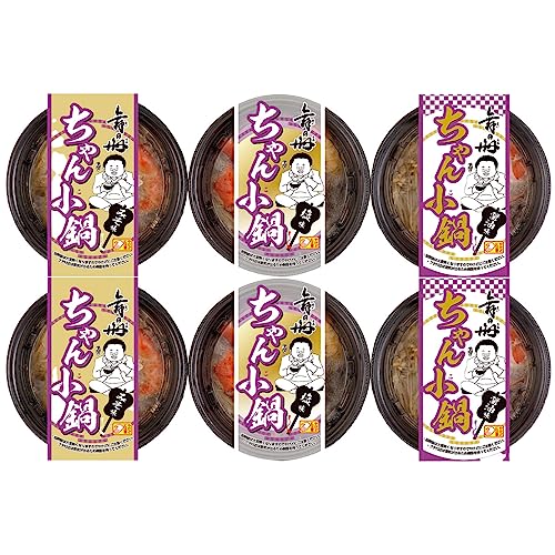 レンジで簡単 舞の海監修ちゃん小鍋3種 塩味 醤油味 みそ味 各280g×各2 冷凍惣菜 ちゃんこ鍋