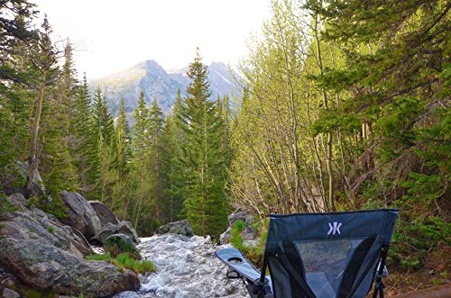 Kijaro Xxl Dual Lock Camping Chair, Hallett Peak Gray #TOP6