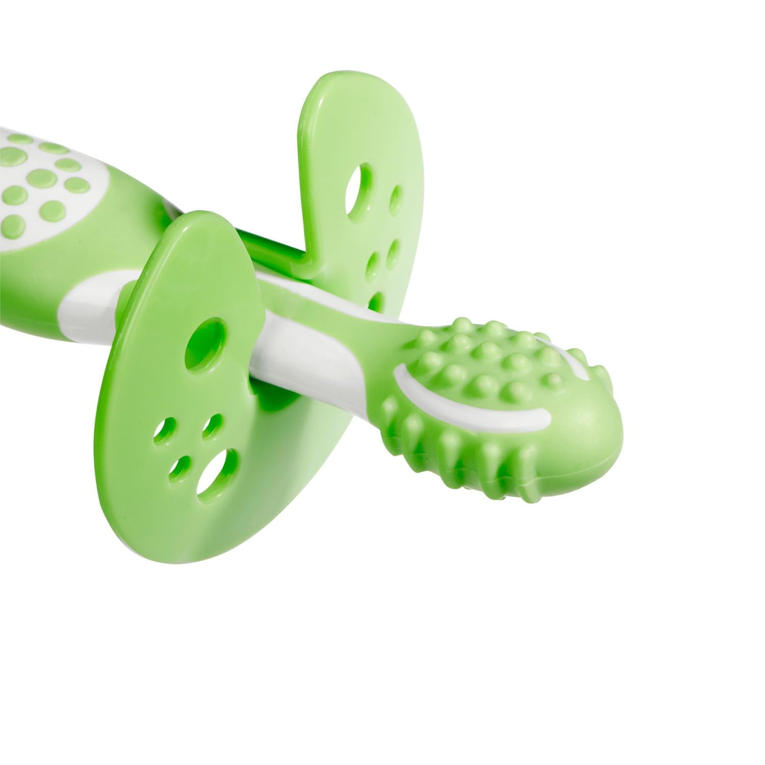 Chicco Set Impariamo Insieme, Con Spazzolino Massaggiatore e Spazzolino Da Denti, Per Aiutare i Bambini Con L'Igiene Orale, Oral Care, Verde, 4 Mesi+