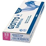 GIOTTO Supermina 12 pz. Pastelli Colore Rosa Fluo N. 53