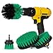 4 Piece Power Scrubber Drill Brush Attachment Set for Cleaning - All Purpose Drill Scrub Brushes for Bathroom, Grout, Shower, Tub, Floor, Tile, Corners and Kitchen Surfaces